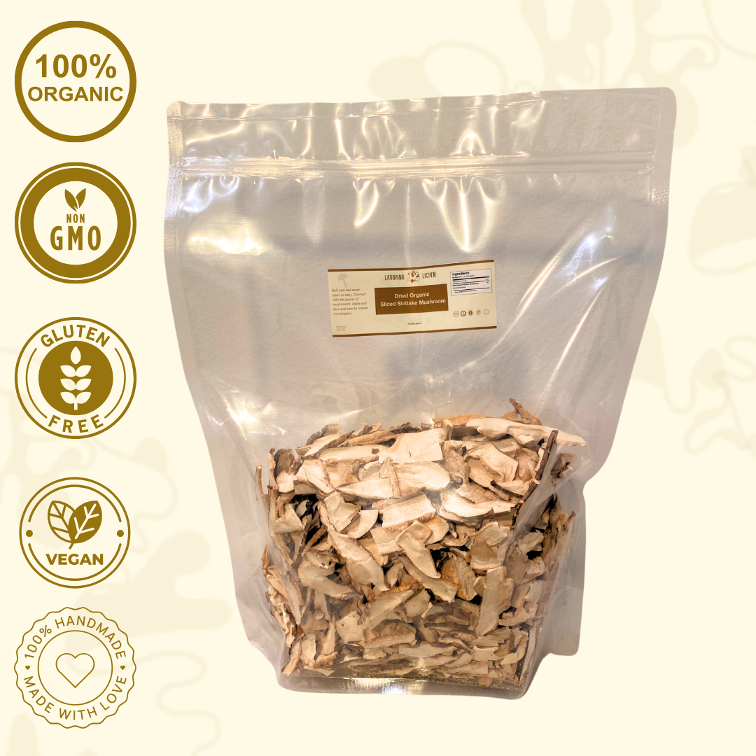 Dried Organic Sliced Shiitake Mushrooms